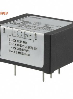 6609064-4 -原装[LINE FILTER 250VAC 10A TH单相