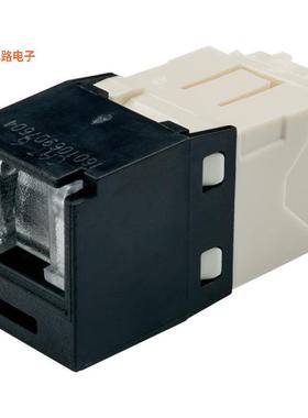 CJH688TGBL -原装[CAT6 SPRING SHUTTERED JACK, TG S插孔