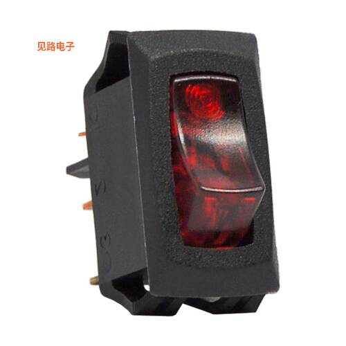 LRA511-CR-B/012V -[全新SWITCH ROCKER SPST 10A 30V]