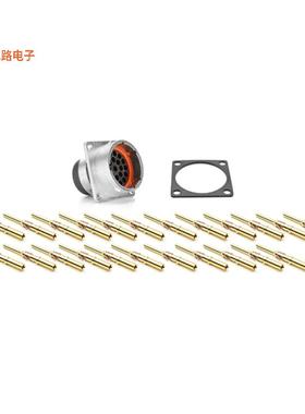 RT001823PKNH03-K -[全新CONN RCPT MALE 23POS GOLD CRIMP]