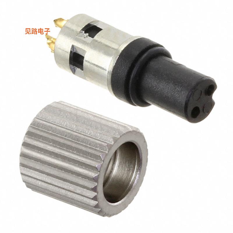 850-002-203RSS4 -[全新CONN PLUG FMALE 2P GOLD SLDR CUP]