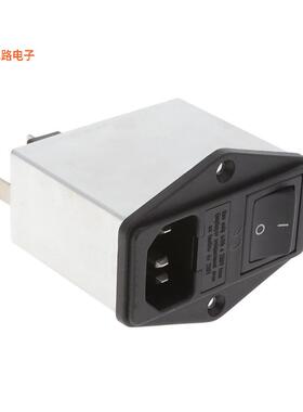 4304.4041 -原装[PWR ENT MOD RCPT IEC320-C14 PNLIEC 320-C14