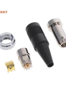 SR30-10PQ-6P(71) -[全新CONN PLUG MALE 6P GOLD SLDR CUP]