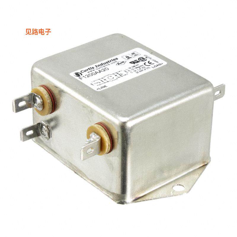 F1200AA20 -原装[LINE FILTER 250VAC 20A CHASS MNT单相