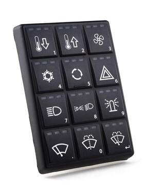 3K208-2RC3AG -[全新SWITCH KEYPAD 8KEY ILLUM]