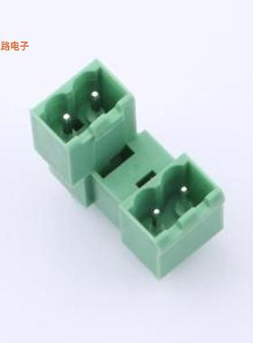 KF2EDGVTC-5.0-2*2P -[绿保插件,P=5mm插拔式接线