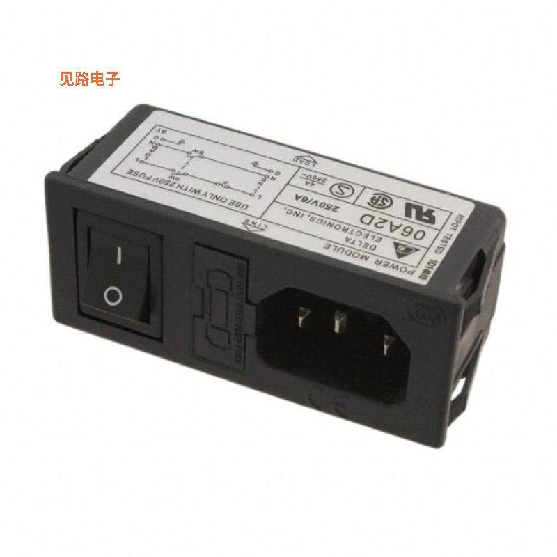 06A2D -原装[PWR ENT MOD RCPT IEC320-C14 PNLIEC 320-C14