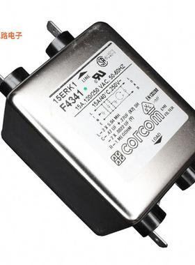 2-1609089-6 -原装[LINE FILTER 250VAC 15A CHASS MNT单相