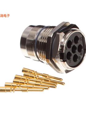 LJ23-06PMMC-SF7001 -[全新M SERIES, M23, 28A, 06 PINS, REC]