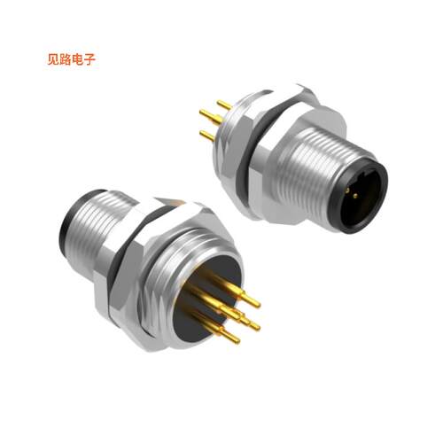 54-00353 -原装[M12 B-CODE 5POS PLUG PANEL MOUNT插头，公引脚