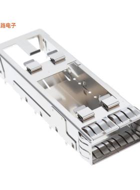 QSFPC-1-1-S-F -原装[QSFP CAGE带散热片的机架