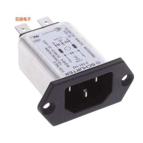 3-101-142 -原装[PWR ENT RCPT IEC320-C14 PANEL QCIEC 320-C14