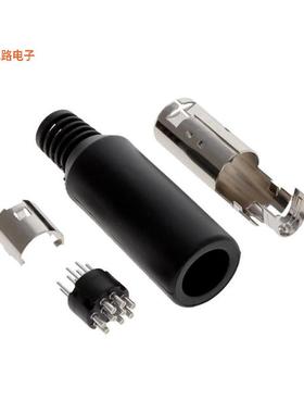 KMDAX-9P -原装[MINI-DIN PLUG 9POS插头，公引脚