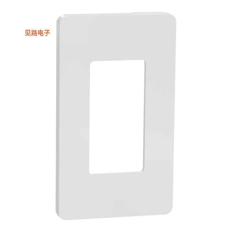 SQWP141001WH -[全新1 GANG SCREWLESS MATTE WALL PLAT]