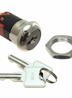 Y2011C2C203NQ -[全新SWITCH KEYLOCK 2POS DPDT 4A 125V]