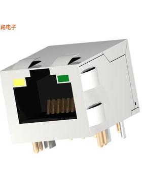 SCNRJ-88GGMSEYG-073GSORTH -原装[CONN JACK 1PORT PCBRJ45