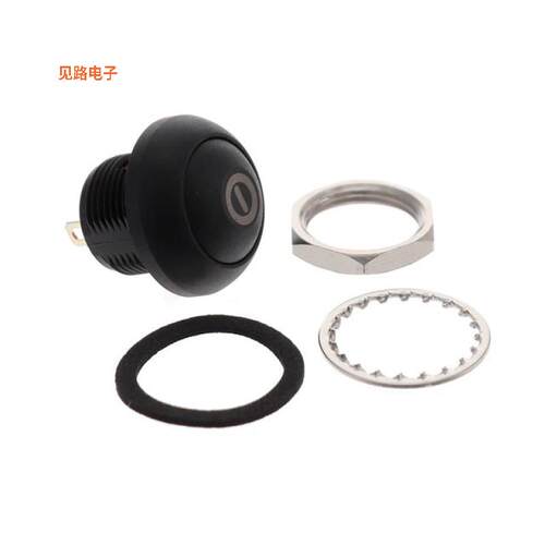 RP8100B2M1CEBLKBLKNIL-PS -[全新SWITCH PB SPST-NO 12