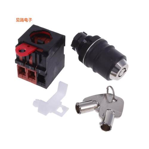 A22TK-2LL-12-K01 -[全新SWITCH KEYLCK 2POS DPST 10A 110V]