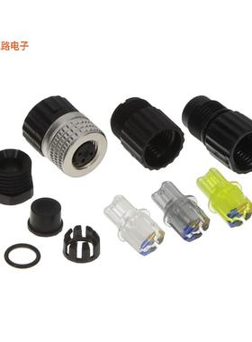 FIC-M8F3 -原装[FIELD WIREABLE CONNECTOR, M8插头，母插口