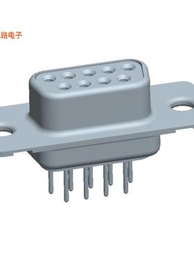 DEPO09S365GTLF -原装[CONN D-SUB RCPT 9POS VERT SOLDERD-Sub