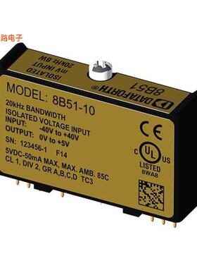 8B51-10 -[全新VOLTAGE INPUT MODULE, 20KHZ BW]