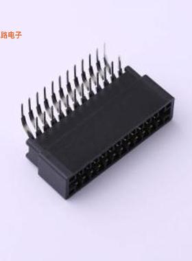 ER24BGFBK -[原装金手指弯插,P=2.54mm