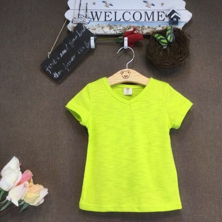 2019夏季新品男女童T恤 上衣竹节棉韩版短袖T恤纯棉儿童宝宝薄款在类目 女装/女士精品, T恤中 - 来自Buy2taobao.com提供专业的淘宝代购服务