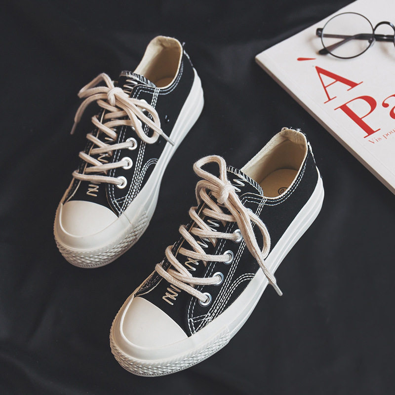 2019新款帆布鞋女学生韩版百搭夏季原宿ulzzang板鞋ins潮港风布鞋在类目 女鞋, 帆布鞋中 - 来自Buy2taobao.com提供专业的淘宝代购服务