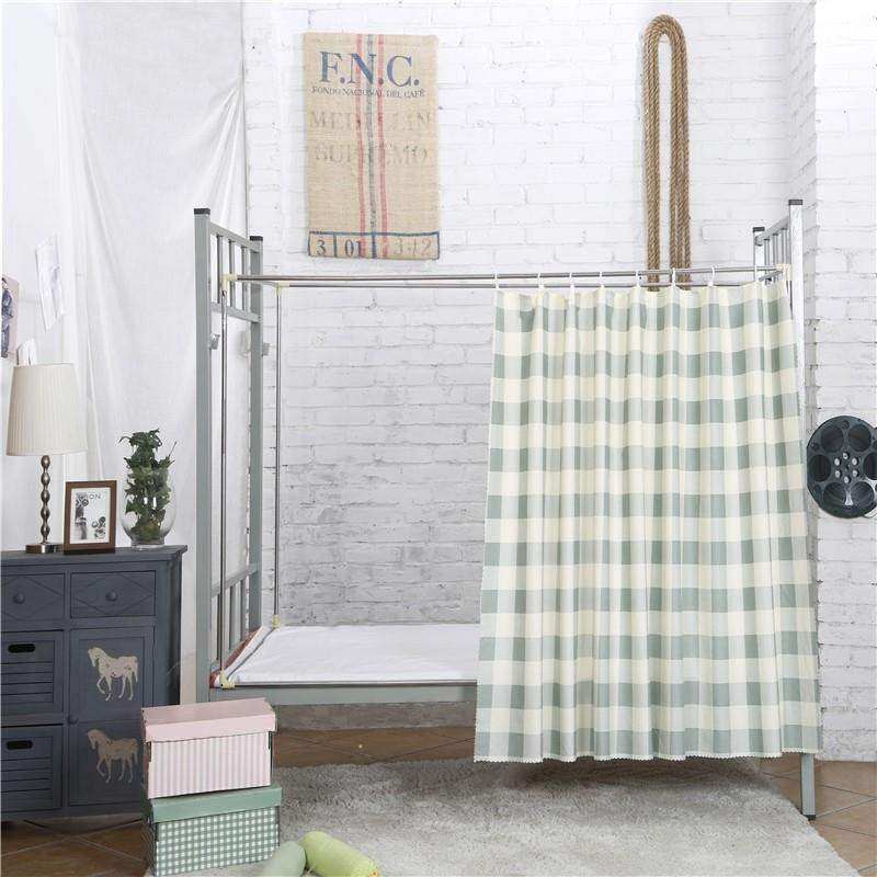 租房遮光安装小窗户贴窗帘短款半帘简易卧室短窗出用屋免打孔