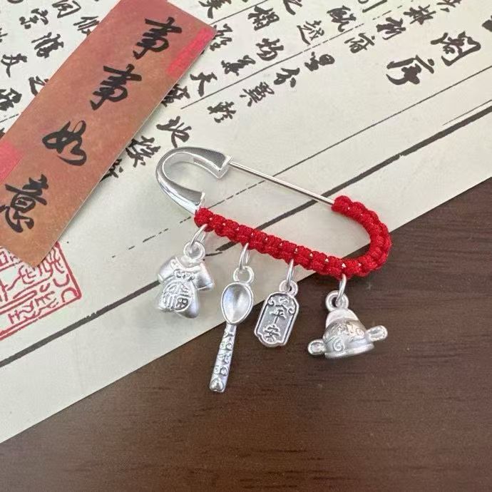 足银999吊坠吉祥平安富贵孕妇别