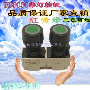 BA8030防爆带灯按钮开关自复位防爆按钮 防暴配电箱按钮
