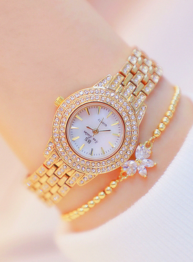 2023年新款正品BS热销手表女时尚潮流高档手链表满钻石英防水女表