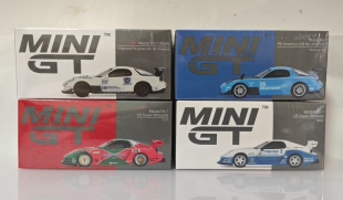 MINIGT 996 马自达 RX-7 (FD3S) 雨宫 1:64 合金汽车模型787B包邮