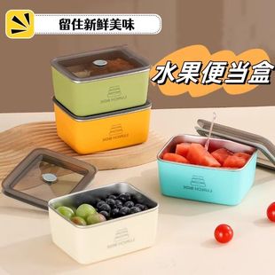 不锈钢保鲜盒收纳盒密封带盖食品级商用摆摊野餐饭盒冰箱专用盒子