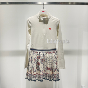 韩国直邮｜ 威尔胜Wilson26春季款网球运动半拉链高领露背连衣裙
