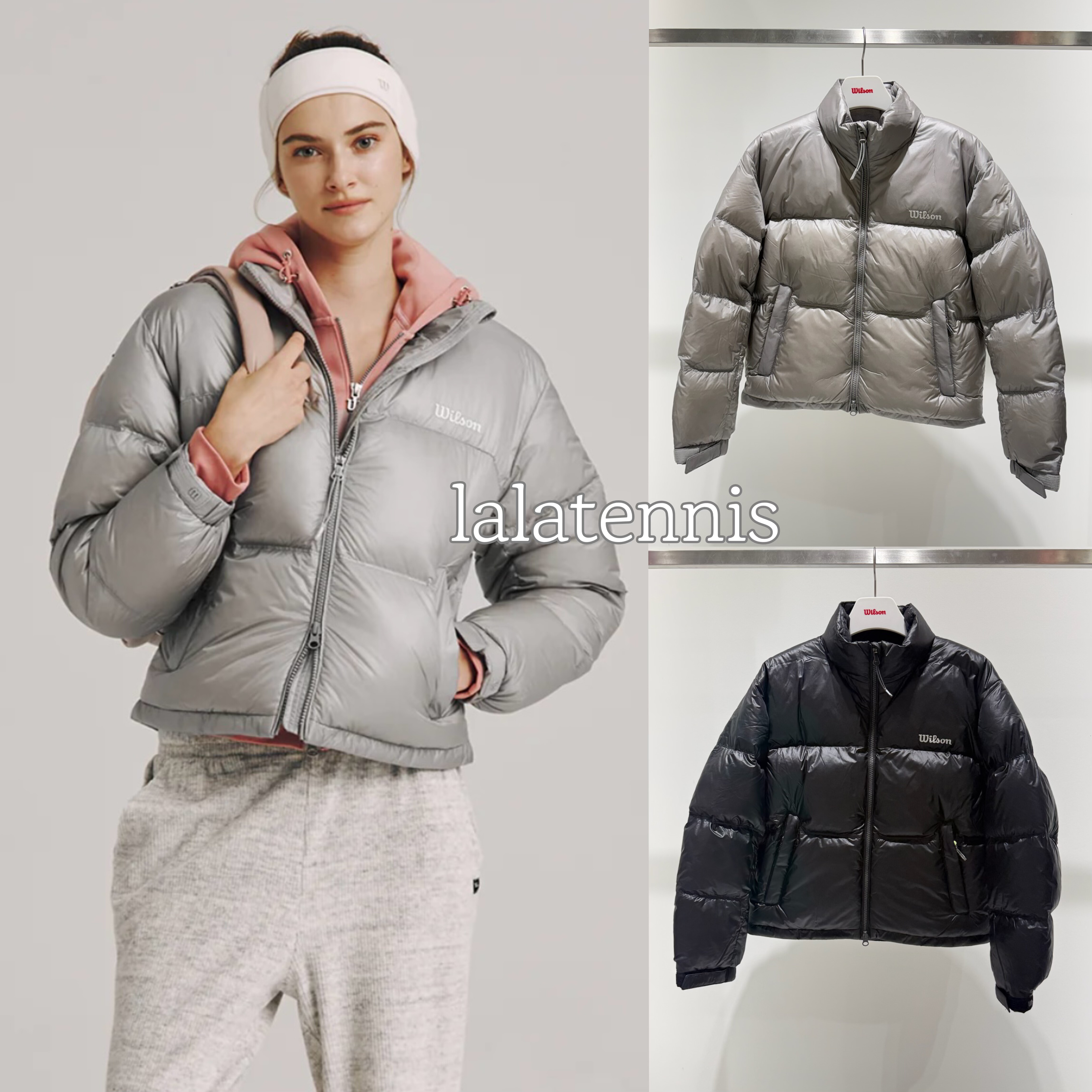 韩国直邮｜威尔胜Wilson25秋冬女士网球运动保暖亮面羽绒服