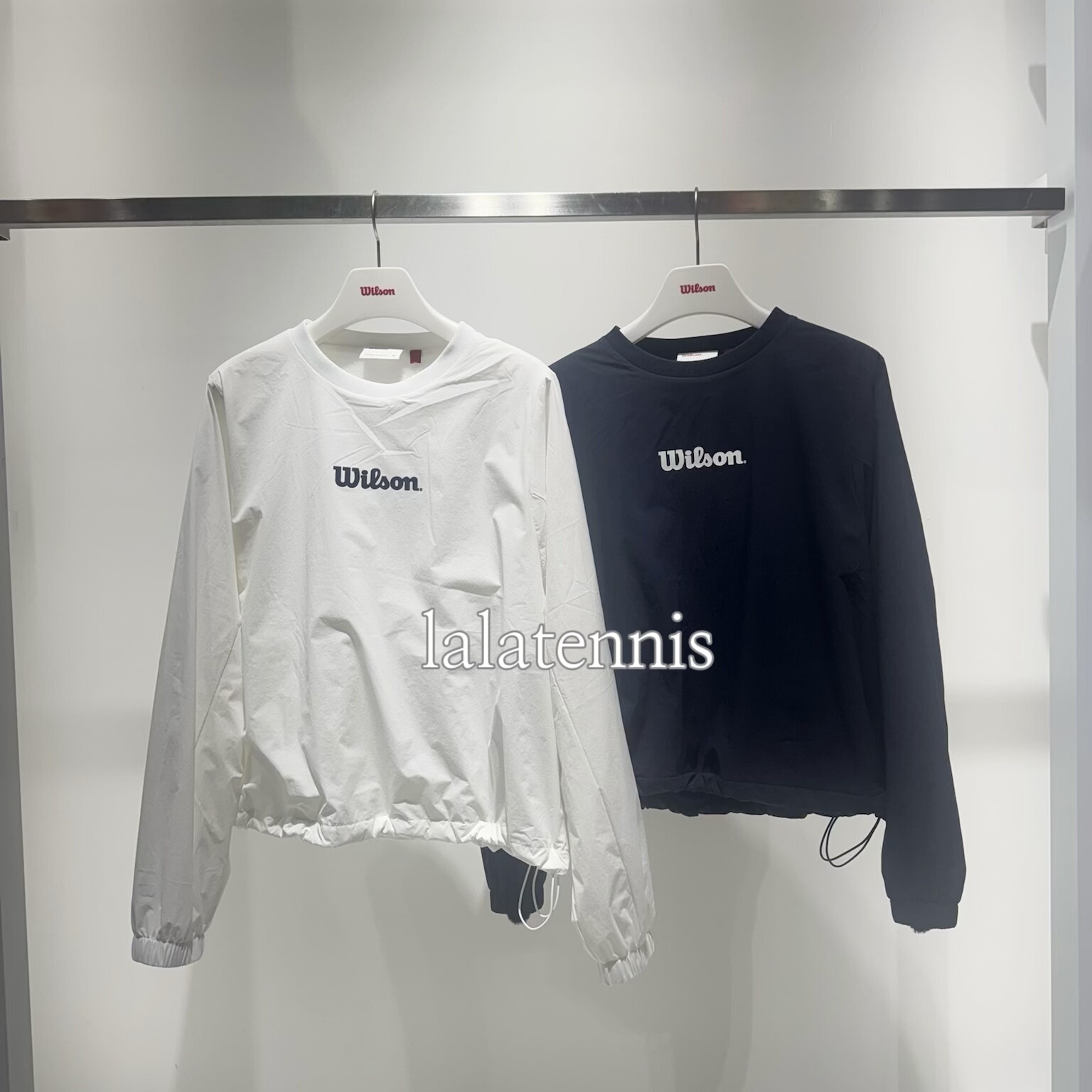 韩国直邮｜Wilson网球系列女士加绒保暖双层高弹速干长袖｜25秋冬