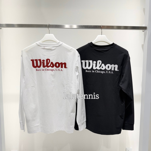 韩国直邮｜Wilson男女通用背部大logo宽松速干透气长袖｜持续更新