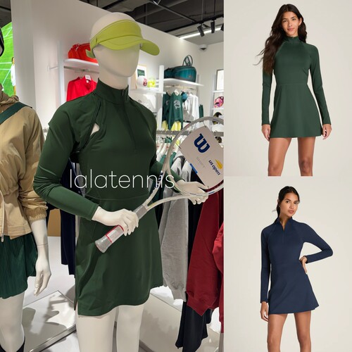 韩国直邮 Wilson25秋冬女款网球运动可拆袖变换修身版型连衣裙