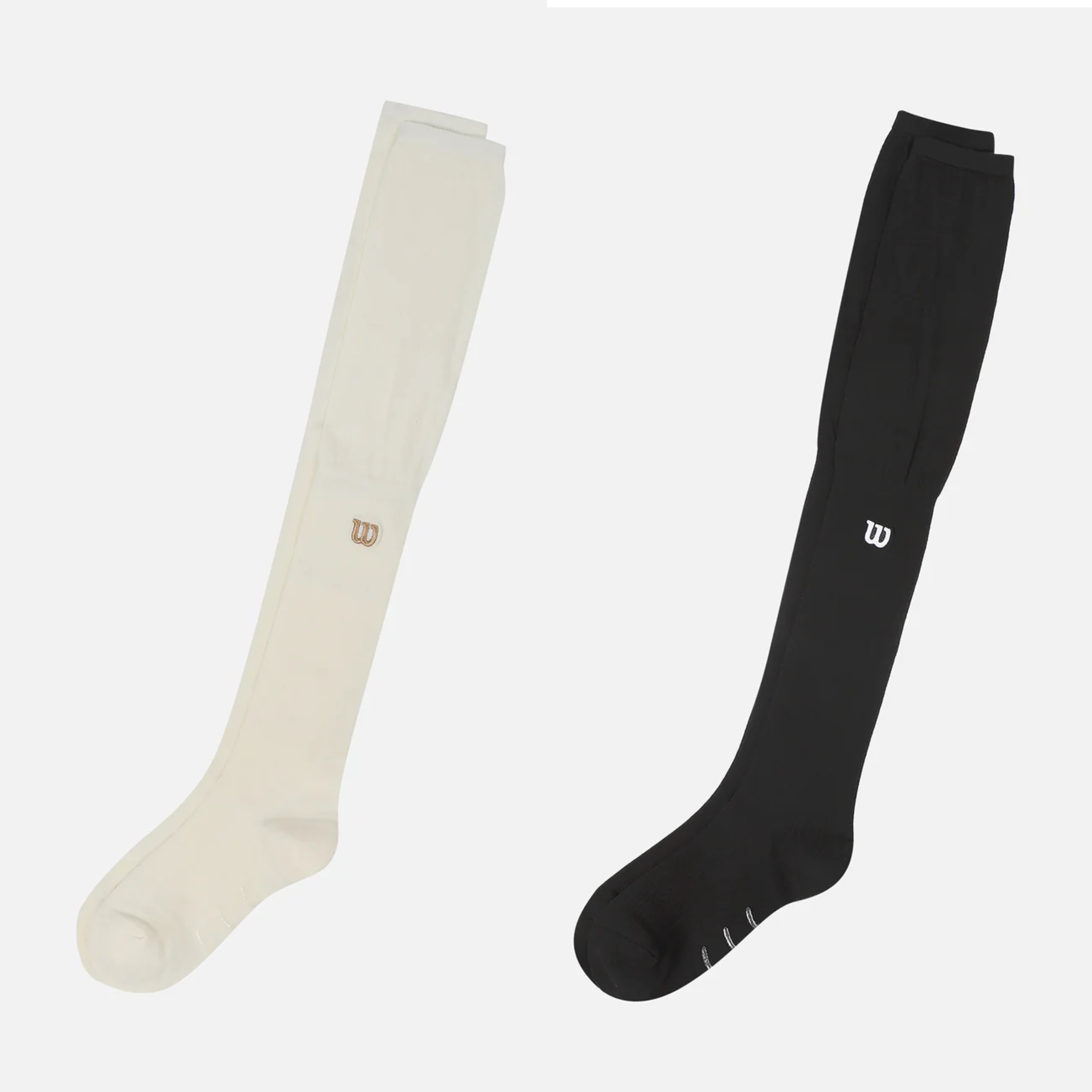 韩国直邮｜威尔胜Wilson25秋冬新款网球高尔夫褶皱时尚保暖过膝袜