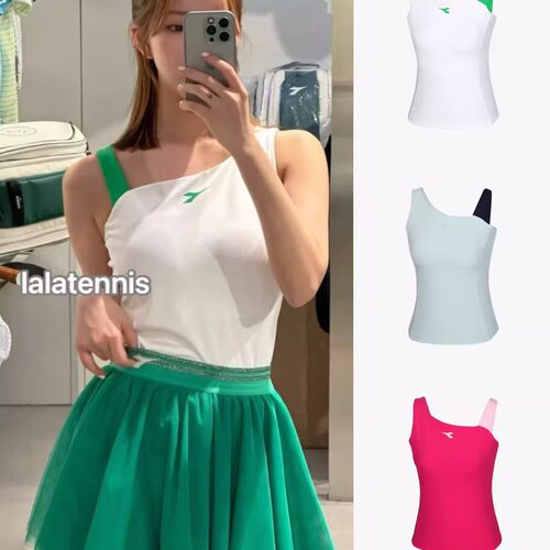 韩国代购｜迪亚多娜网球系列CrossCourt不对称背心｜24年新款