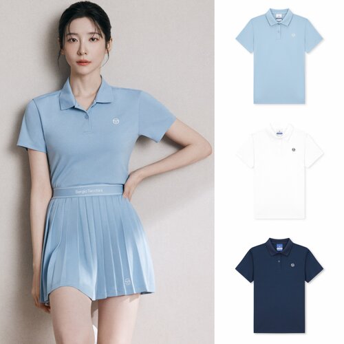 韩国直邮｜SergioTacchini网球女款马卡龙色速干Polo短袖｜25春夏