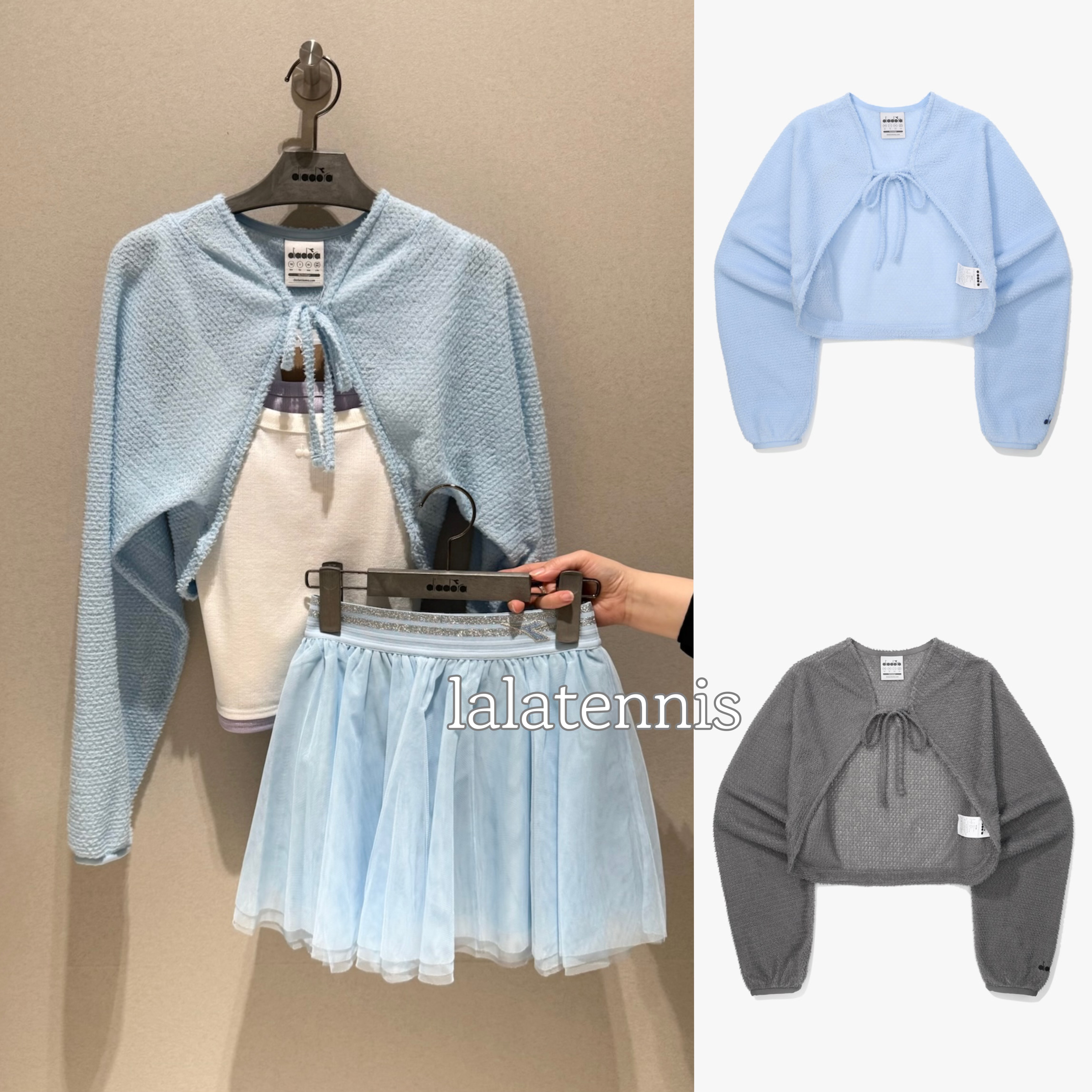 韩国直邮|迪亚多纳diadora网球服轻量保暖披肩外套|26年春夏款