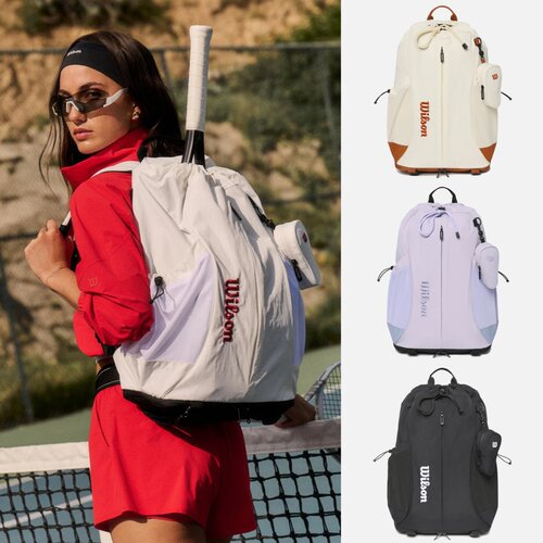 韩国代购 Wilson威尔胜网球包抽绳双肩包 恒温拍仓 独立鞋仓