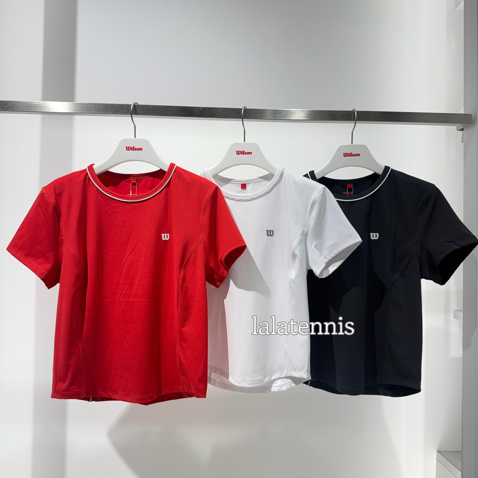 韩国直邮 威尔胜Wilson女士网球运动棉花糖高弹短款速干T恤 26春