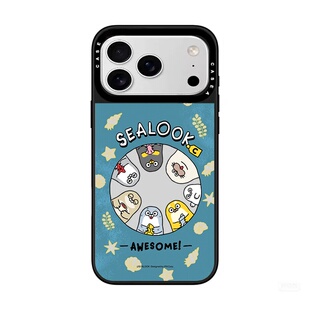 CASE海豹看看sealook适用iPhone17promax手机壳苹果15可爱ins风16pro情侣艺术14潮流13硅胶12防摔MagSafe磁吸