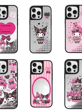 CASET联名美乐蒂与库洛米周年庆适用iPhone17promax手机壳苹果16百搭15卡通14可爱13Magsafe磁吸12防摔保护套