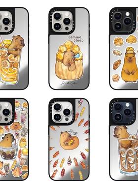 CASETi适用艺术家联名Deville Dewil可爱水豚宝宝iPhone17pro手机壳苹果16防摔15可爱14百搭13Magsafe磁吸12