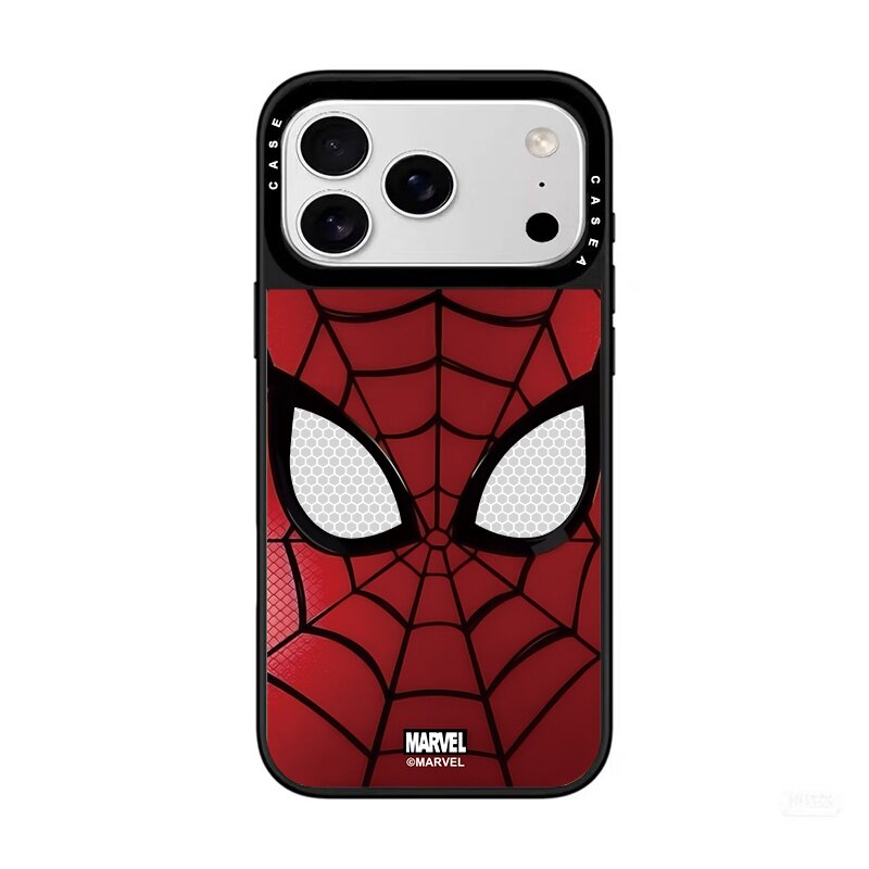 CASE联名漫威蜘蛛侠适用iPhone17promax手机壳苹果16pro欧美15卡通14百搭MagSafe磁吸13个性