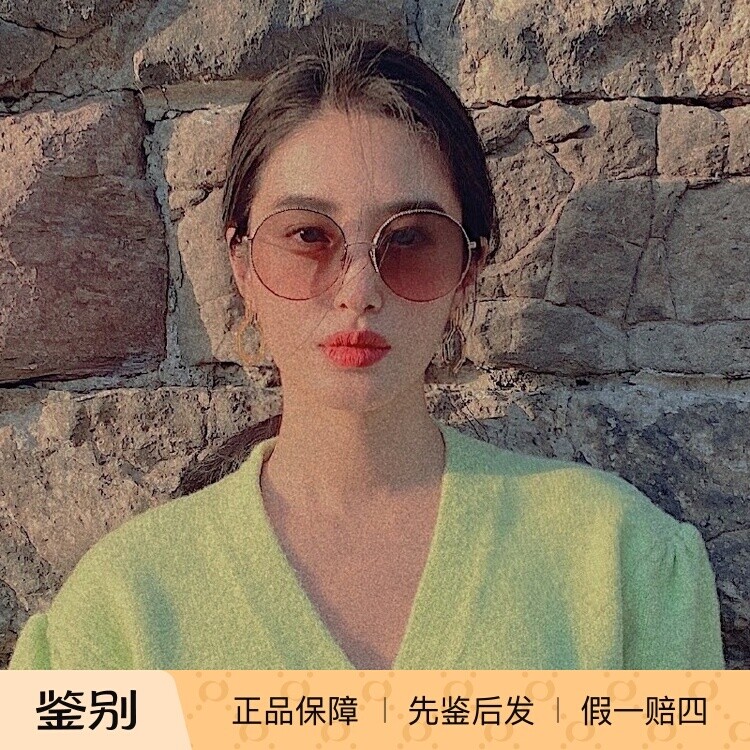 杨采钰同款DIOR墨镜女正品代购复古圆形SOCIETY 2F迪奥太阳眼镜